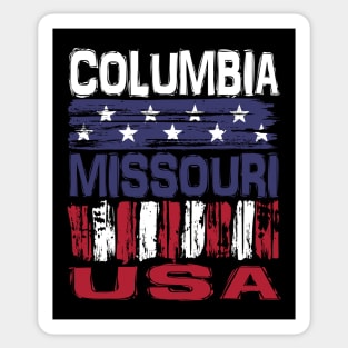 Columbia Missouri USA T-Shirt Sticker